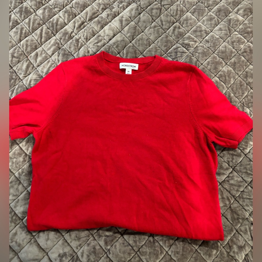Nordstrom Bold Crimson Top